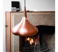FRITZ HANSEN Orient P1 pendant lamp, copper/rose, Ø 22.5