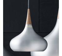 FRITZ HANSEN Orient P1 pendulum aluminium/oak Ø 22.5 cm