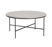 Fritz Hansen Planner Coffee Table Ø80 Cream/ Black