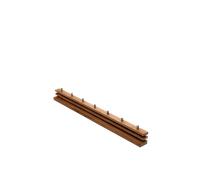 Fritz Hansen Skagerak Collection Cutter Coat Rack 100 cm Teak/Stainless Steel