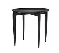 Fritz Hansen Tray Coffee Table Black Ø45