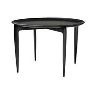 Fritz Hansen Tray Coffee Table Black Ø60