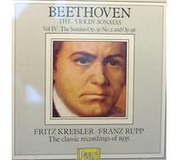 Fritz Kreisler - Beethoven: The Violin Sonatas, Volume IV (Sonata No. 7 in C minor, Op. 30 No. 2, Sonata No. 10 in G major, Op. 96) (UK Import)