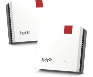 FRITZ! Mesh Set 1700 2-Pack | Fast Wi-Fi up to 3600Mbps | 3-5 Piece WLAN Coverage | Ideal for Internet Routers or Fiber Optic Modems (ONT) | Simple Setup |