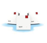 FRITZ!Mesh Wi-Fi Set 1600 (3 Pack) - Mesh WiFi up to 3,000 Mbit/s, Dual Band, Plug & Play, Compatible with All Routers, Free Updates, Made in Europe, 5 Year Warranty, for 5-7 Rooms