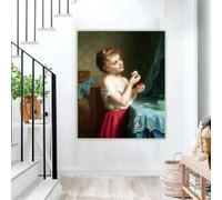 Fritz Zuber-Buhler "A Little Rouge" Canvas Prints Paintings Aesthetics Background Wall Decor Home Living Room Decoration(35x45cm/No Framed)