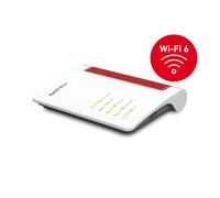 AVM FRITZ!Box 4050 International - Router, WiFi 6, Dual Band (2400 Mbps 5GHz and 600 Mbps 2.4 GHz), Mesh, WAN GB, 3 x Gigabit LAN, 1 x USB 3.0, DECT Base, Multimedia Server, Spanish Interface
