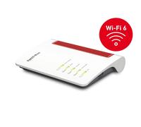 AVM FRITZ!Box 4050 International - Router, WiFi 6, Dual Band (2400 Mbps 5GHz and 600 Mbps 2.4 GHz), Mesh, WAN GB, 3 x Gigabit LAN, 1 x USB 3.0, DECT Base, Multimedia Server, Spanish Interface