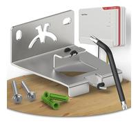 Fritzbox 5690 Pro Wall Mount | Stainless Steel Router Wall Mount Suitable for Fritzbox 5690 Pro | Fritzbox Wall Mount Including Mounting Accessories | Wall Mount Fritzbox 5690 Pro Made in Germany