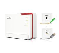 AVM FritzBox 5690 Pro - WiFi 7 TriBanda Router, 18.5 Gbps, Mesh, 2.5 GB WAN, 4 x Gigabit LAN, 1 x USB 3.1, DECT Base, Multimedia Server, Spanish Interface