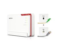 AVM FritzBox 5690 Pro - WiFi 7 TriBanda Router, 18.5 Gbps, Mesh, 2.5 GB WAN, 4 x Gigabit LAN, 1 x USB 3.1, DECT Base, Multimedia Server, Spanish Interface