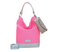 Fritzi aus Preußen Canvas Izzy07 Olga Hobo Bag Neon Pink