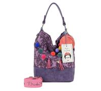 Fritzi aus Preußen Fritzi x Frida Kahlo Shoulder Bag 37 cm purple