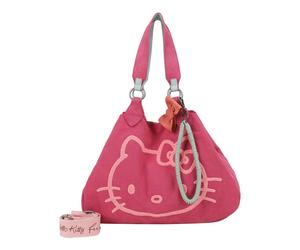 Fritzi aus Preußen Hello Kitty Head Flocked Canvas M Pink Cat