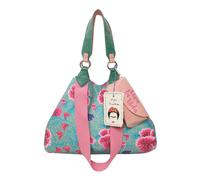 Fritzi aus Preussen Women's Fritzi x Frida Kahlo Izzy Medium Canvas Flower Green Shopper, FLOWER GREEN, One Size