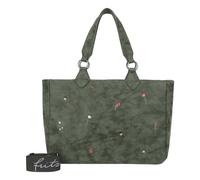 Fritzi aus Preußen Izzy Vintage Limited Embro Bloom Shoulder Bag 42 cm green