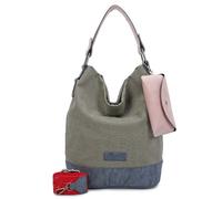 Fritzi aus Preußen Izzy07 Olga Canvas Shoulder Bag 27 cm green