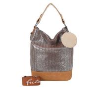 Fritzi aus Preußen Limited Painted Straw Shoulder Bag 27 cm yellow