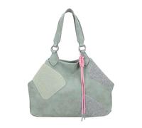 Fritzi aus Preußen shopper bag shoulder bag Izzy Medium Limited Happy Flocked Soft Salbei light green