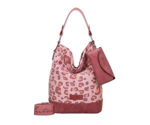 Fritzi aus Preußen shoulder bag Canvas Izzy07 Olga Hobo Bag Leo Brick rose