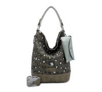 Fritzi aus Preußen shoulder bag Canvas Izzy07 Olga Hobo Bag Leo Jungle olive