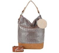 Fritzi aus Preußen shoulder bag cross body bag Olga Limited Panther Painted Straw Straw Nut bronze