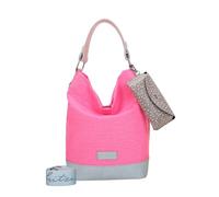 Fritzi aus Preussen Women's Izzy07 Olga Canvas Neon Pink hobo