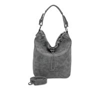 Fritzi aus Preussen Women's Poppi04 Vintage Anthra hobo, Charcoal Grey, One Size