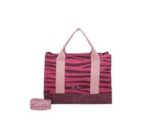 Fritzi aus Preussen Women's Tote Bag Canvas Zebra Pink Shopper, One Size