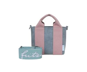 Fritzi Bini Shoulder Bag Faux Leather Women's Crossbody Handbag Festival City Vegan Adjustable Webbing Strap 15.5 x 20 x 7 cm - Black, Green, Pink, Beige, Yellow
