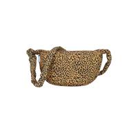 Fritzi Tonnje Banana Cross Women's Nylon Crossbody Shoulder Bag Sling Bag Plain & Leopard Print with Zip for Everyday Leisure Travel 17L - Blue, Black, Green-Pink, Yellow-Black