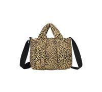 Fritzi Tonnje Cross Women's Lightweight Nylon Crossbody Shoulder Bag Sling Bag Plain & Leopard Print with Zip for Everyday Travel Leisure 5L - Blue, Black, Green-Pink, Yellow-Black