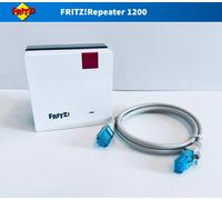 FRITZRepeater 1200 - WLAN Mesh - Repeater - 1 X Gigabit LAN Connection White