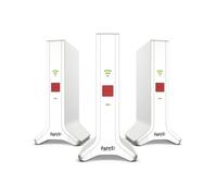 FRITZ!Mesh Wi-Fi Set 4200 3-pack, Multiroom Mesh Wi-Fi 6, TriBand up to 4200 Mbps, Compatible with all common routers, free updates, 5 year warranty