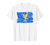 Friuli-Venezia Giulia Region Trieste Italy Flag T-Shirt, Men, White, XX-Large