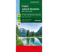 Friuli-Venezia Giulia, road and leisure map 1:150,000, freytag & berndt: Udine - Triest - Venedig, mit Infos, Top Tips, Innenstadtpläne