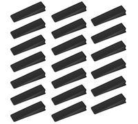 FRIUSATE 20 Pcs Fence Panel Wedges Plastic Wedges Fence Wedges Stop Fence Panels Rattling Black Tile Wedges for Laying Ceramic,Rattling Fences