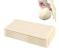 FRIUSATE 6 Pack Cheesecloth Reusable Muslin Cloths for Cooking 100% Unbleached Pure Cotton Muslin Cloths Soft Square Cheese Clothes Weave Fabric Filter for Straining, Cooking, Baking