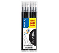 Frixion 0.7 mm Tip Pilot Refill for Rollerball Pen - Black (Pack of 6)