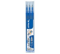 FriXion Ball Clicker Medium Line + Set of 3 Refills Single Blister-Blue