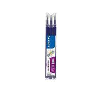 PILOT - FriXion Ball/Clicker Erasable Pen Refill 0.7mm - Violet - Pack of 3 | REFILL & ERASE: Medium 0.7mm erasable violet pen refills for smooth writing and easy corrections