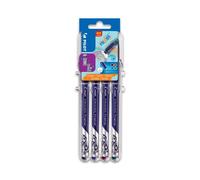 FriXion Fineliner - Set of 4 - Black, Blue, Red, Green - Fine Point