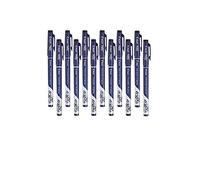 12x PILOT FriXion FINELINER MARKER PEN BLACK 1.3mm TIP ERASABLE SW-FF FINE NEW