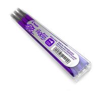 Frixion Point - Ultra Fine Erasable Rollerball - 0.5mm Needle Point - Pack of 3 Refills - Purple Ink