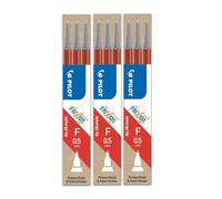 Frixion Point - Ultra Fine Erasable Rollerball - Pack of 9 Refills - Red - 0.5mm