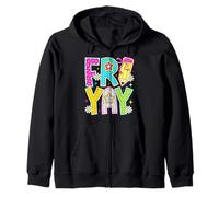 FriYay - Friday Mood For Fun-Loving Educators Zip Hoodie