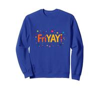 FriYAY School Spirit Celebration for Students & Teachers Sweatshirt, Adult Unisex, Royal Blue, XXL