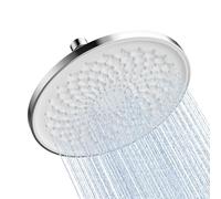 FRIYOYA 9 Inch Water Saving Rainfall Shower Head, Fixed Shower Head Chrome