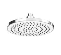 FRIYOYA Water-Saving Rainfall Shower Heads 8 Inch, Round Rain High Pressure Shower Head, Fixed Waterfall Overhead Shower Head with Universal Fitting,Chrome