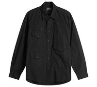 FrizmWORKS Men's Nylon Utility Overshirt Black